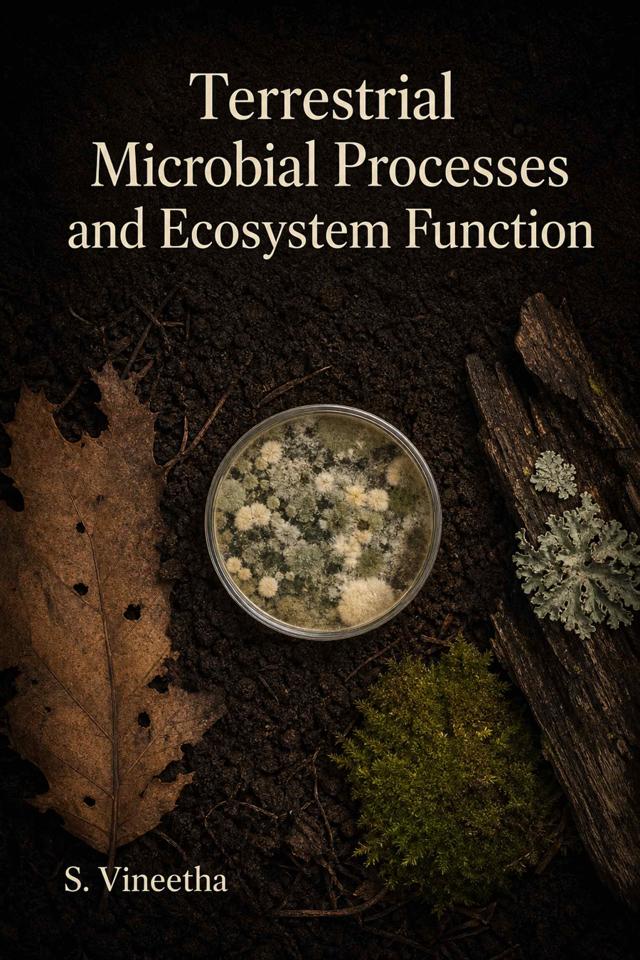Front cover of Terrestrial Microbial Processes and Ecosystem Function by S. Vineetha