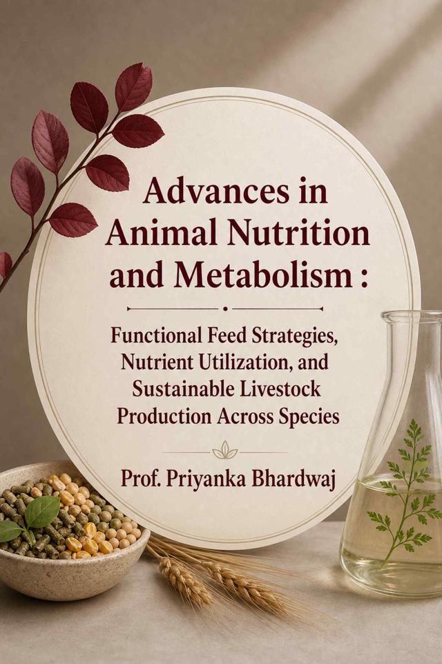 Front cover of Advances in Animal Nutrition and Metabolism: Functional Feed Strategies, Nutrient Utilization, and Sustainable Livestock Production Across Species by Prof. Priyanka Bhardwaj
