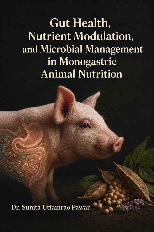 Front cover of Gut Health, Nutrient Modulation, and Microbial Management in Monogastric Animal Nutrition by Dr. Sunita Uttamrao Pawar