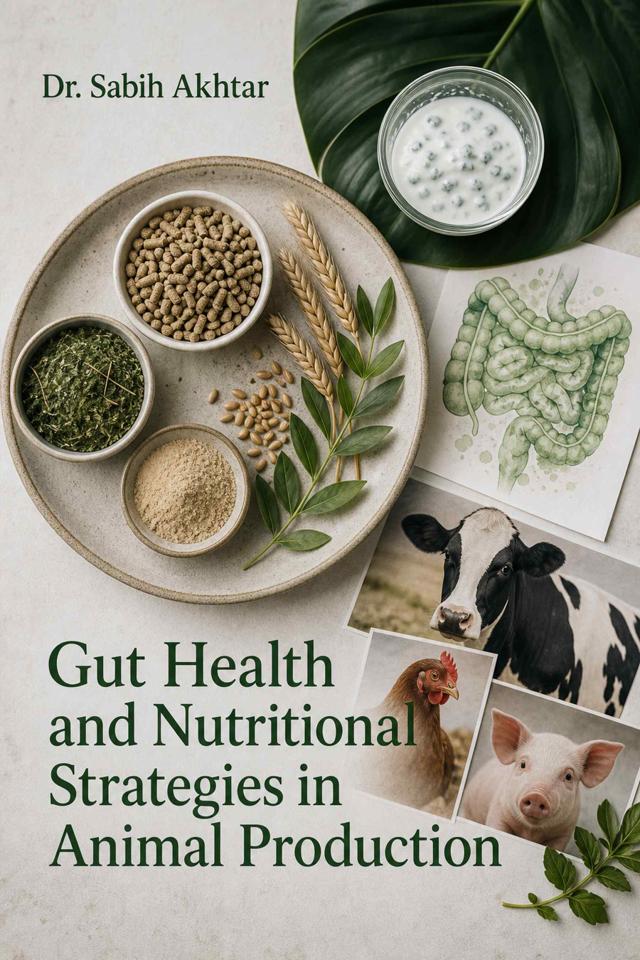 Front cover of Gut Health and Nutritional Strategies in Animal Production by Dr. Sabih Akhtar