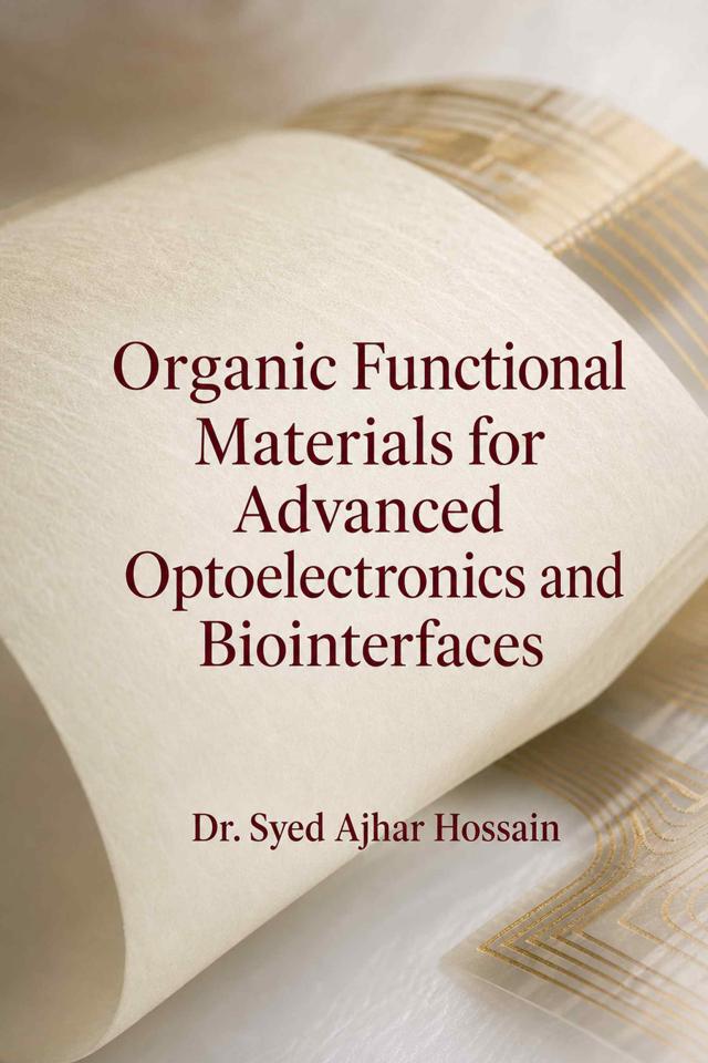 Front cover of Organic Functional Materials for Advanced Optoelectronics and Biointerfaces by Dr. Syed Ajhar Hossain
