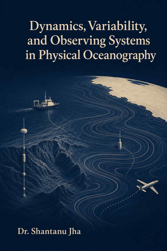 Front cover of Dynamics, Variability, and Observing Systems in Physical Oceanography by Dr. Shantanu Jha