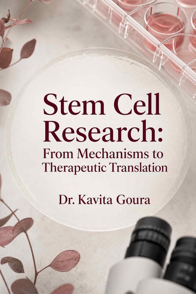 Front cover of Stem Cell Research: From Mechanisms to Therapeutic Translation by Dr. Kavita Goura