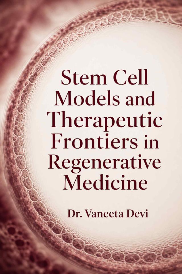 Front cover of Stem Cell Models and Therapeutic Frontiers in Regenerative Medicine by Dr. Vaneeta Devi