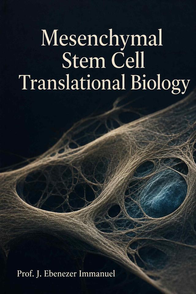 Front cover of Mesenchymal Stem Cell Translational Biology by Prof. J. Ebenezer Immanuel