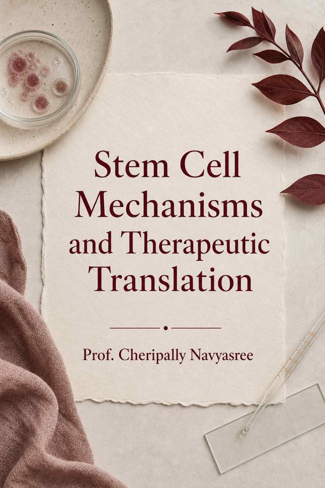 Front cover of Stem Cell Mechanisms and Therapeutic Translation by Prof. Cheripally Navyasree