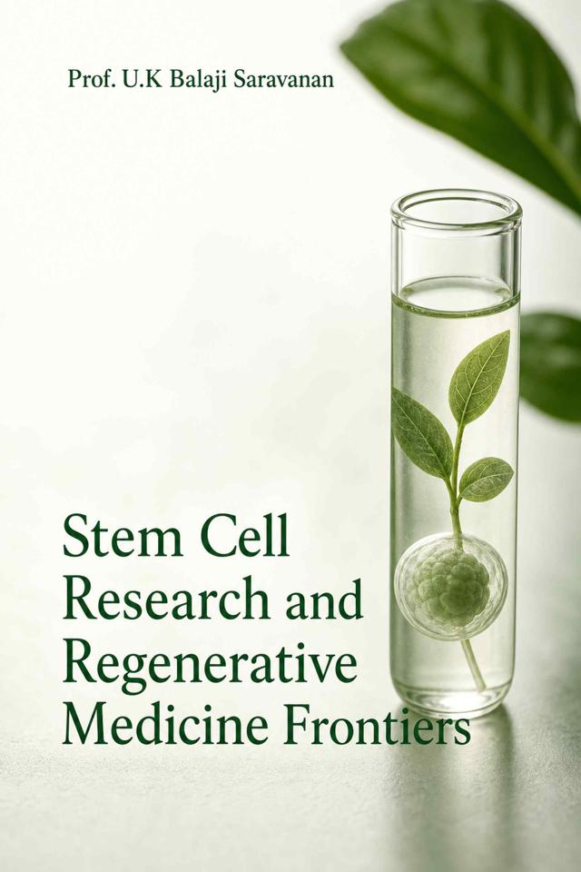 Front cover of Stem Cell Research and Regenerative Medicine Frontiers by Prof. U.K Balaji Saravanan
