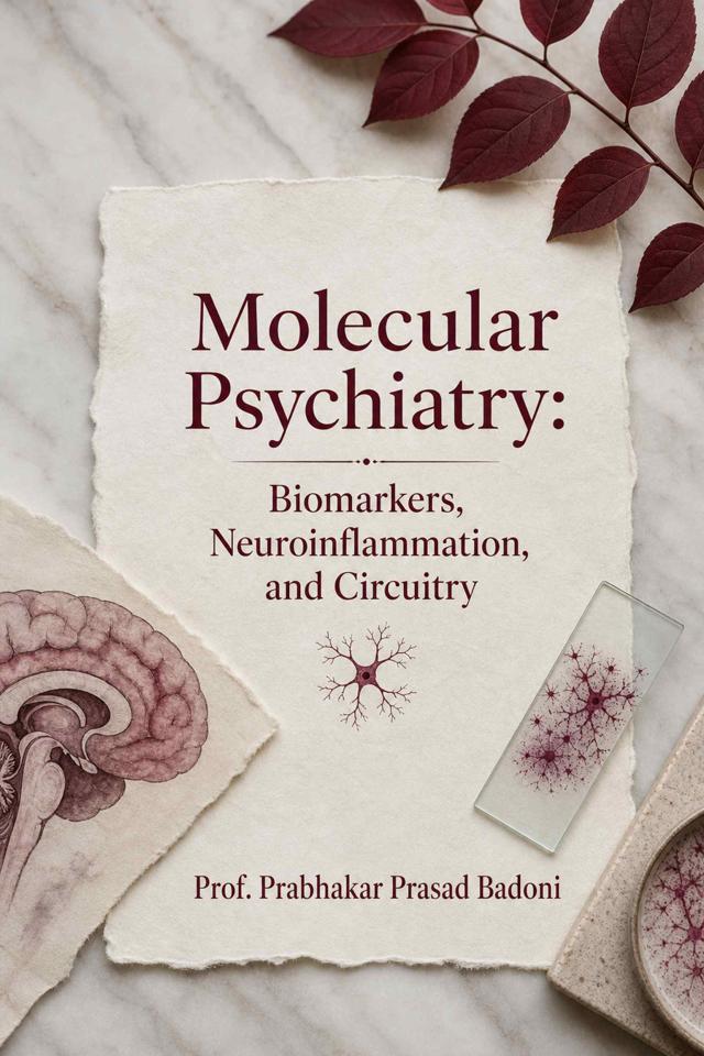 Front cover of Molecular Psychiatry: Biomarkers, Neuroinflammation, and Circuitry by Prof. Prabhakar Prasad Badoni