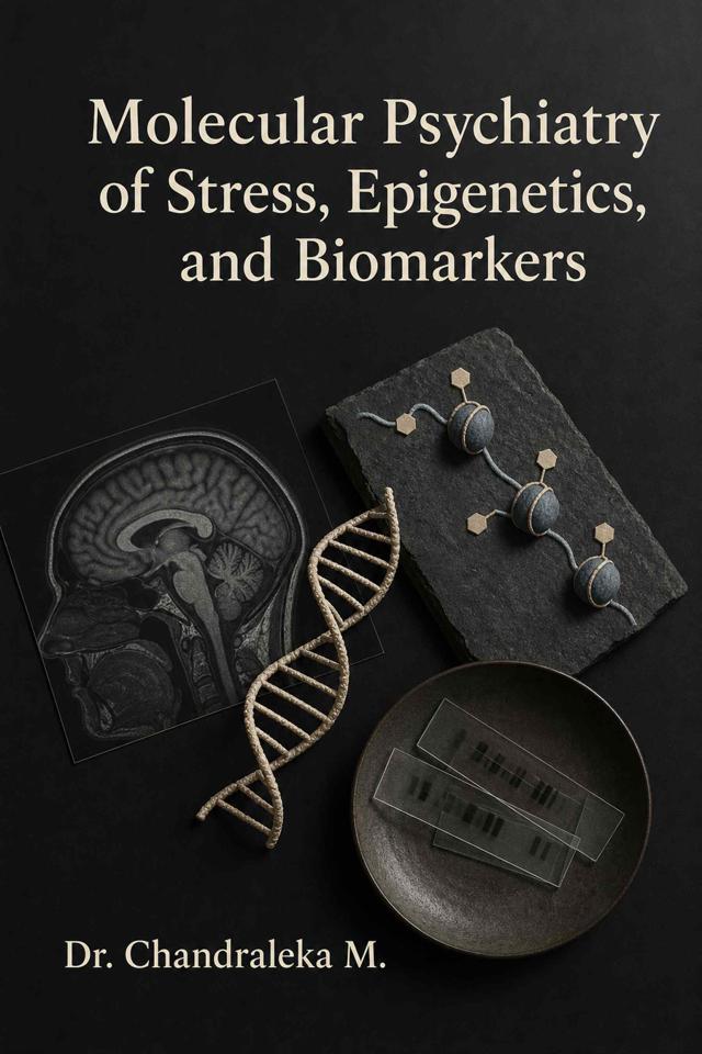 Front cover of Molecular Psychiatry of Stress, Epigenetics, and Biomarkers by Dr. Chandraleka M