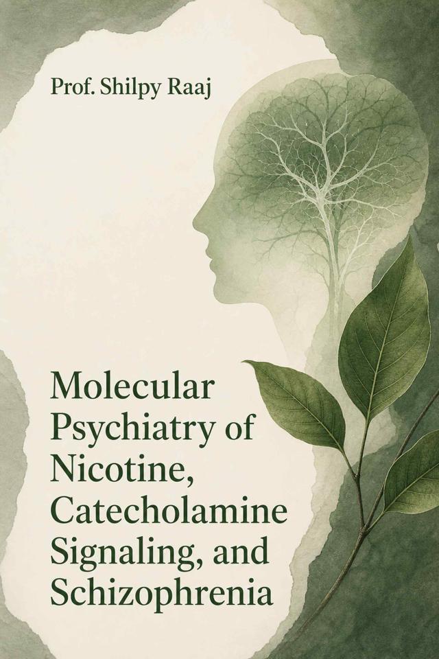 Front cover of Molecular Psychiatry of Nicotine, Catecholamine Signaling, and Schizophrenia by Prof. Shilpy Raaj