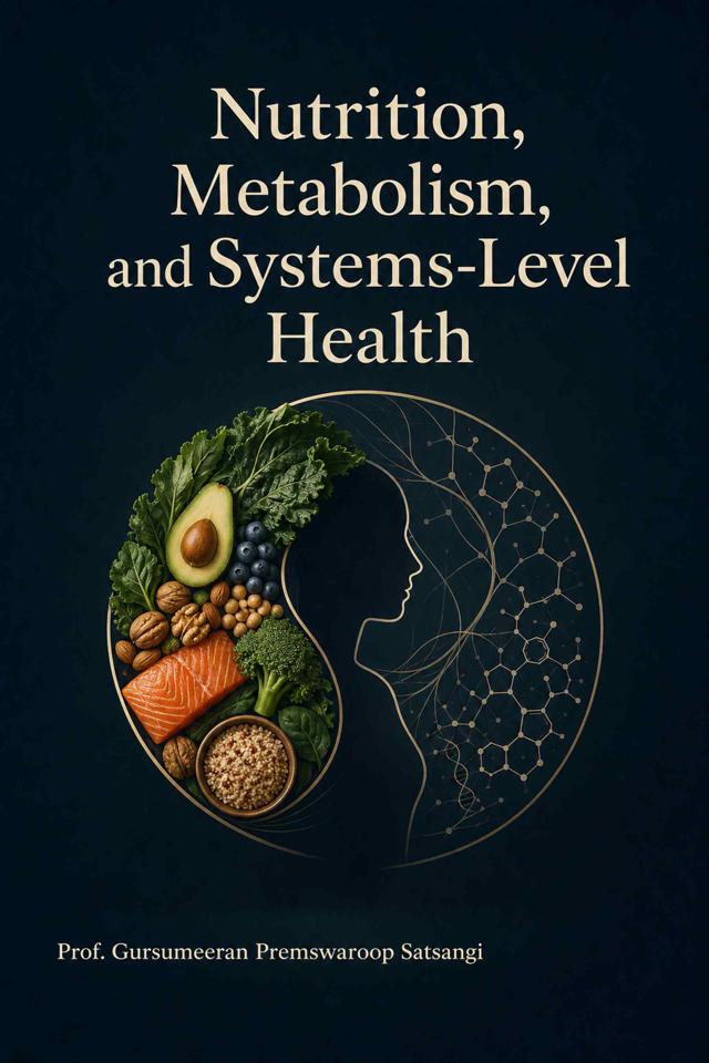 Front cover of Nutrition, Metabolism, and Systems-Level Health by Prof. Gursumeeran Premswaroop Satsangi