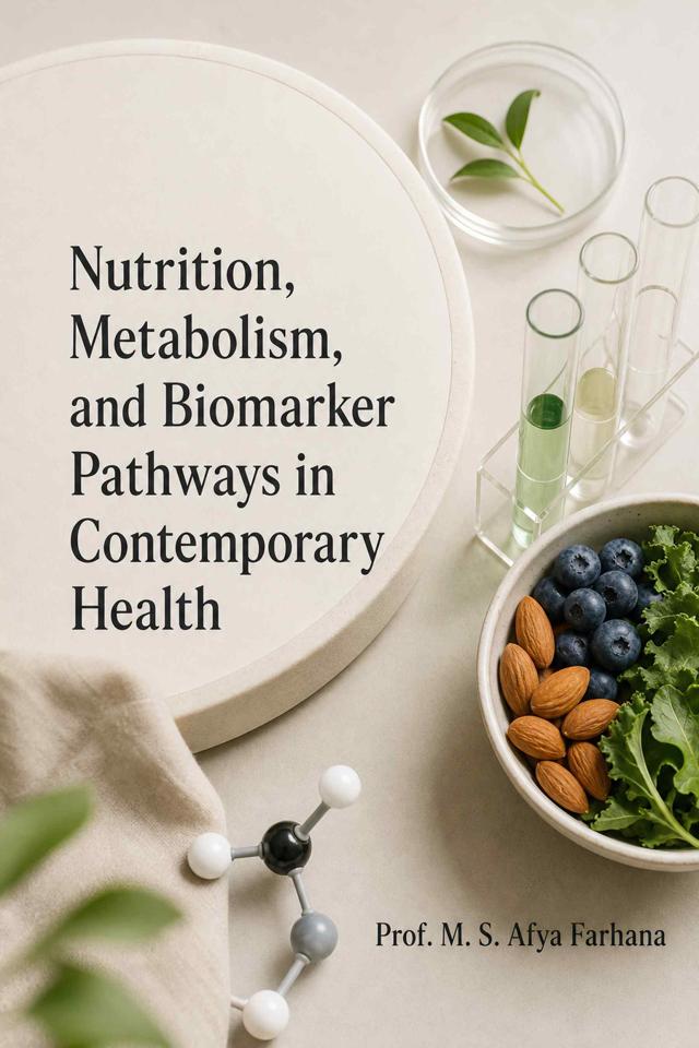 Front cover of Nutrition, Metabolism, and Biomarker Pathways in Contemporary Health by Prof. M. S. Afya Farhana