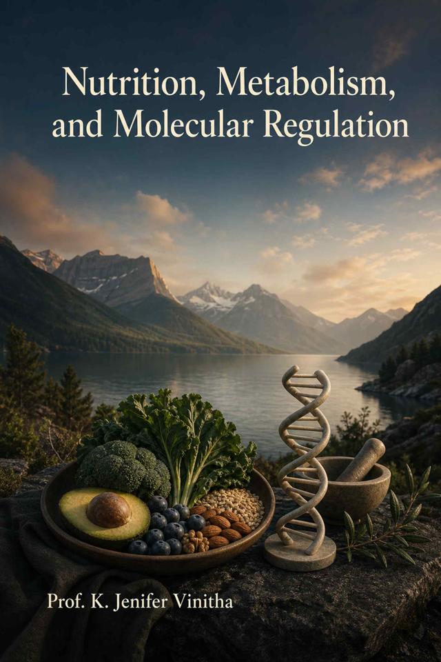 Front cover of Nutrition, Metabolism, and Molecular Regulation by Prof. K. Jenifer Vinitha