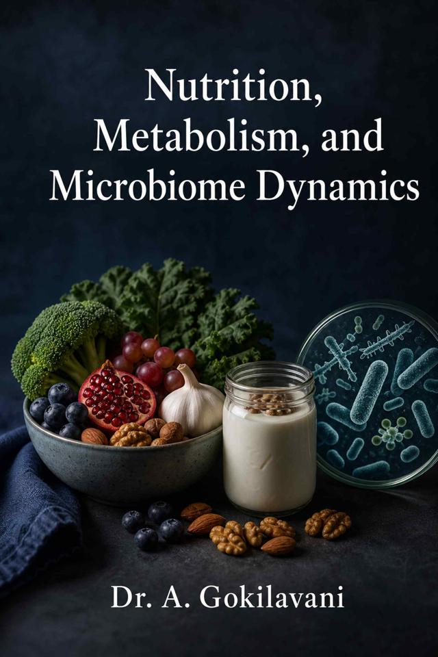 Front cover of Nutrition, Metabolism, and Microbiome Dynamics by Dr. A. Gokilavani