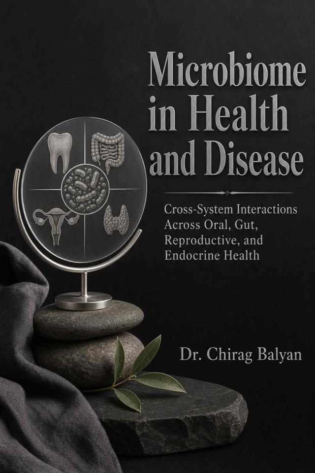 Front cover of Microbiome in Health and Disease: Cross-System Interactions Across Oral, Gut, Reproductive, and Endocrine Health by Dr. Chirag Balyan