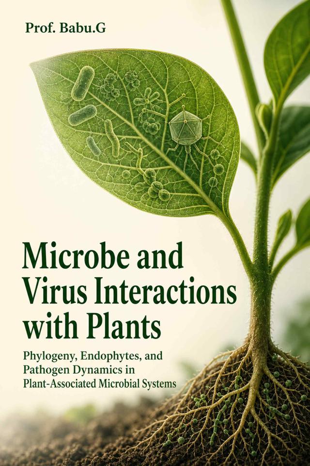 Front cover of Microbe and Virus Interactions with Plants: Phylogeny, Endophytes, and Pathogen Dynamics in Plant-Associated Microbial Systems by Prof. Babu.G
