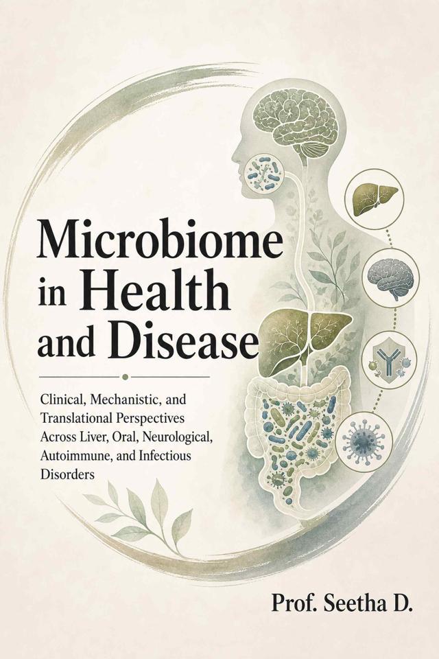 Front cover of Microbiome in Health and Disease: Clinical, Mechanistic, and Translational Perspectives Across Liver, Oral, Neurological, Autoimmune, and Infectious Disorders by Prof. Seetha D