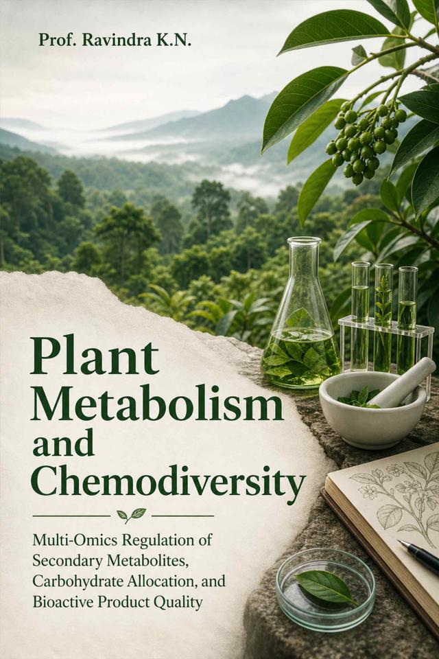 Front cover of Plant Metabolism and Chemodiversity: Multi-Omics Regulation of Secondary Metabolites, Carbohydrate Allocation, and Bioactive Product Quality by Prof. Ravindra K.N