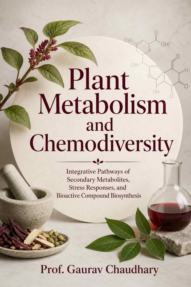 Front cover of Plant Metabolism and Chemodiversity: Integrative Pathways of Secondary Metabolites, Stress Responses, and Bioactive Compound Biosynthesis by Prof. Gaurav Chaudhary