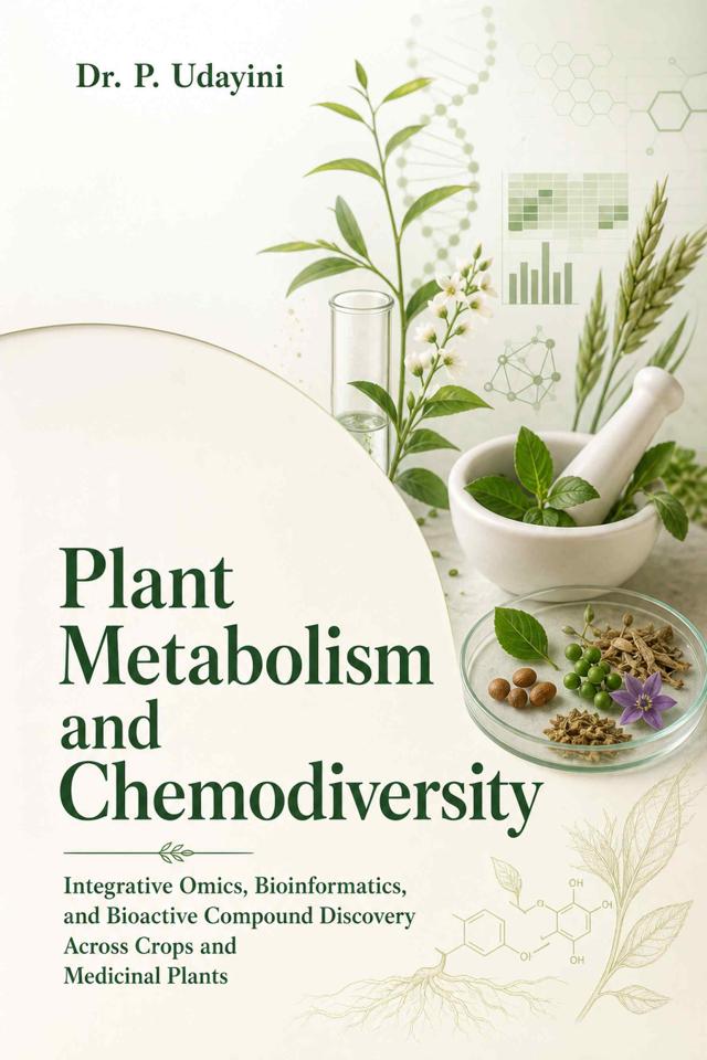 Front cover of Plant Metabolism and Chemodiversity: Integrative Omics, Bioinformatics, and Bioactive Compound Discovery Across Crops and Medicinal Plants by Dr. P. Udayini