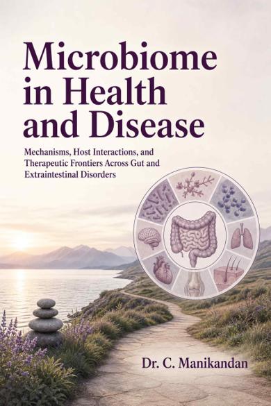 Cover of Microbiome in Health and Disease: Mechanisms, Host Interactions, and Therapeutic Frontiers Across Gut and Extraintestinal Disorders