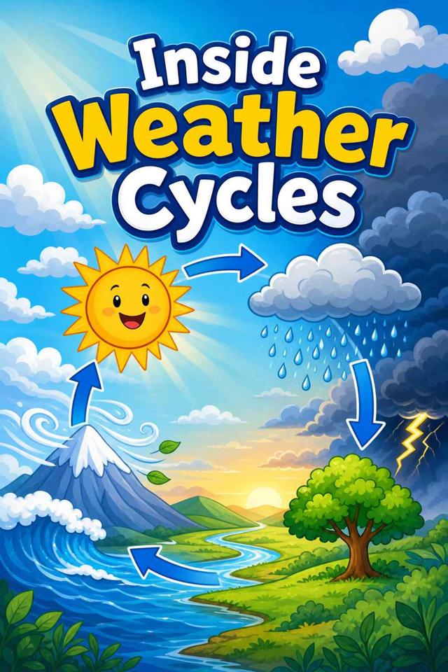 Front cover of Inside Weather Cycles by Kidlet