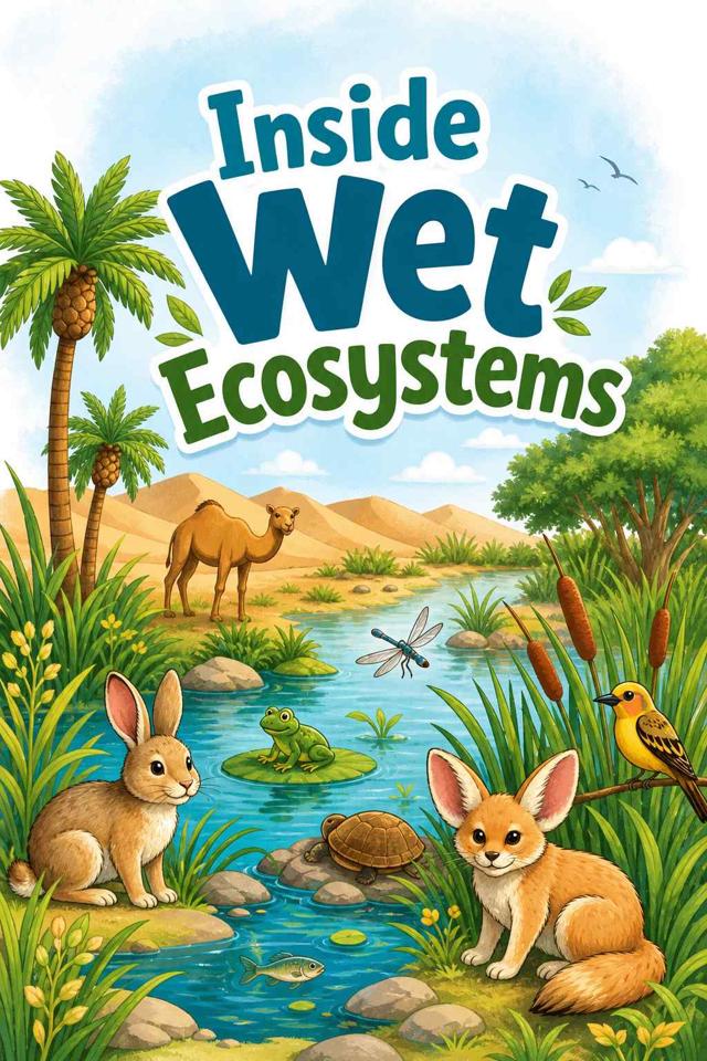Front cover of Inside Wet Ecosystems by Kidlet