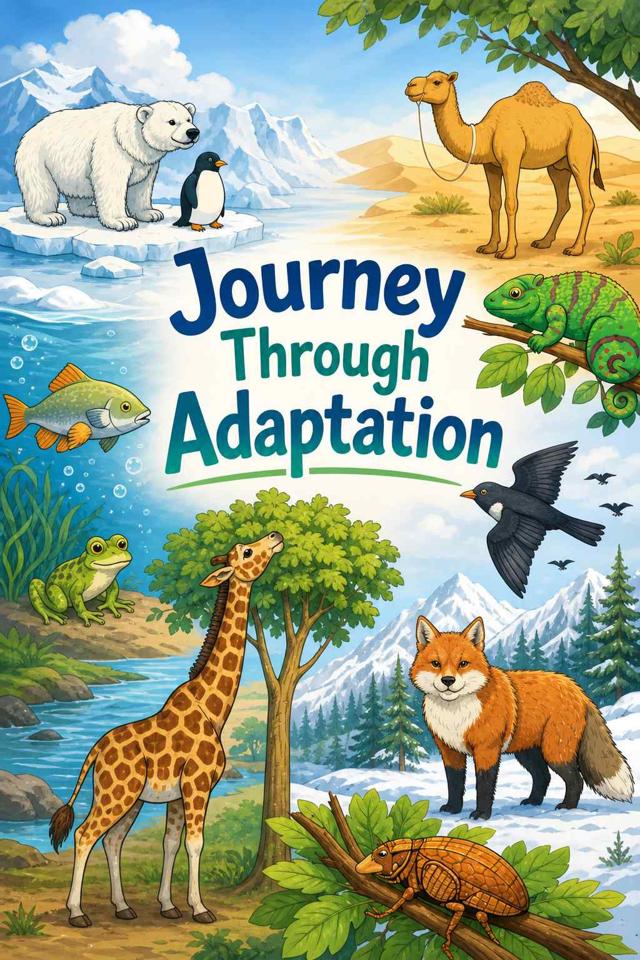 Front cover of Journey Through Adaptation by Kidlet