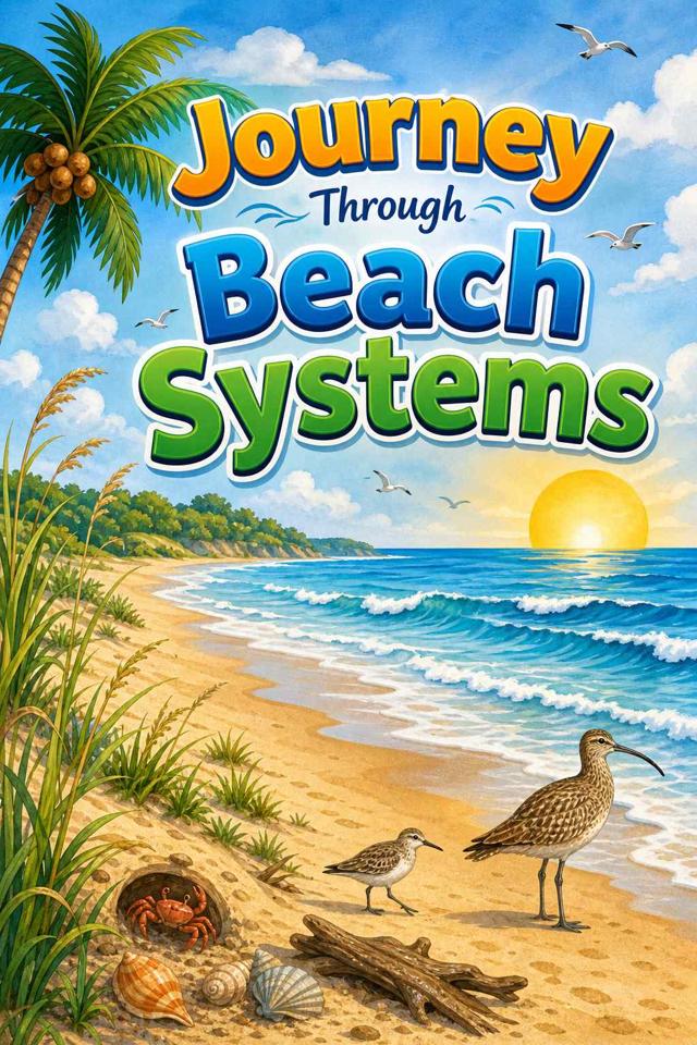 Front cover of Journey Through Beach Systems by Kidlet